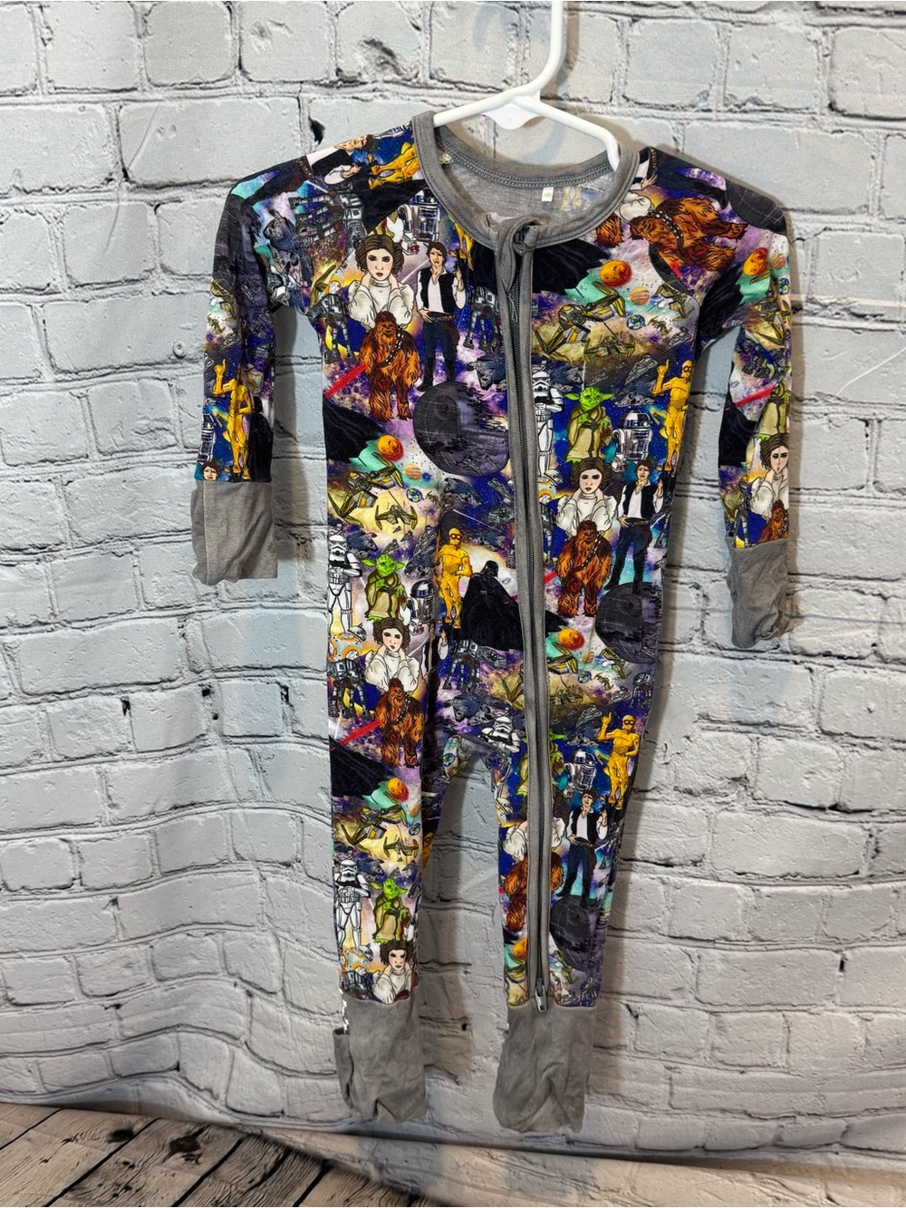 Sugar Swan Star Wars Bamboo Zippie Romper